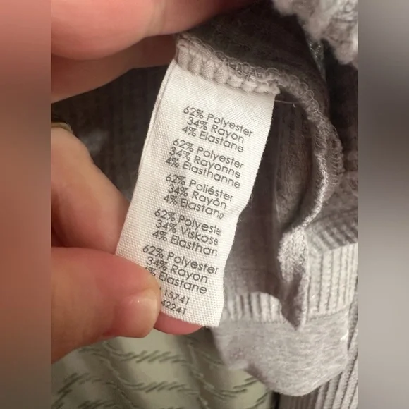 PJ Salvage Light grey Knit Jogger Set/Lounge Set size L - Picture 6 of 6